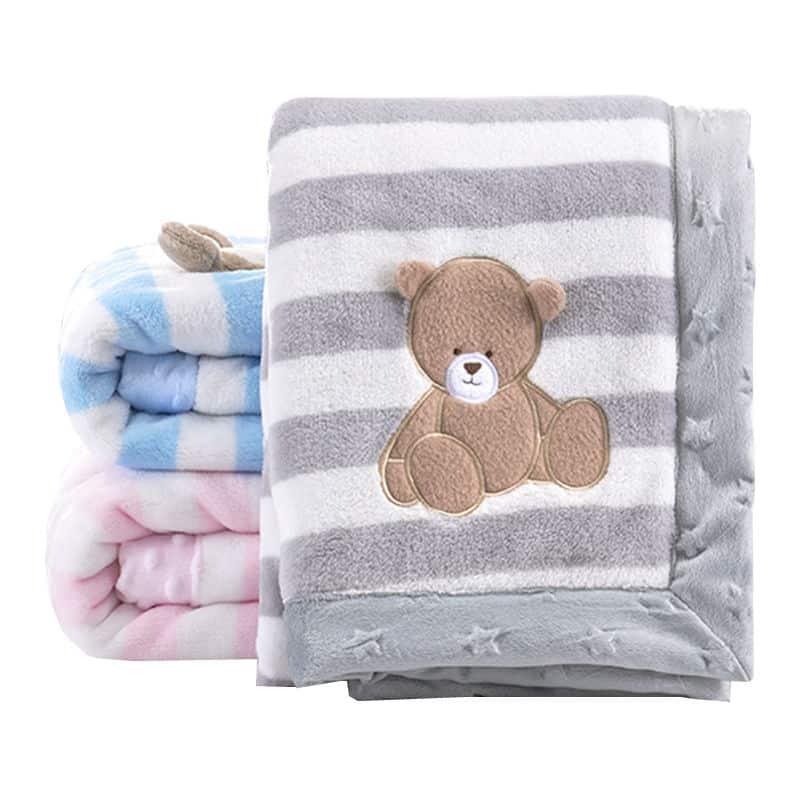 Cartoon Flannel Baby Blanket