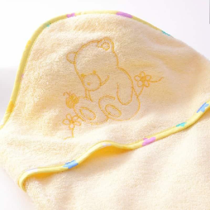 Bear Embroidery Towel for Baby