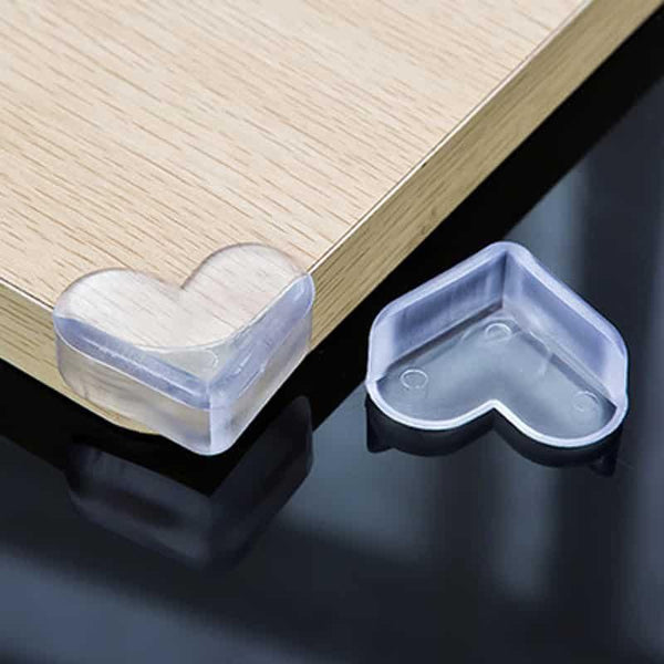 Kid's Safety Heart-Shaped Table Corner Protectors Set