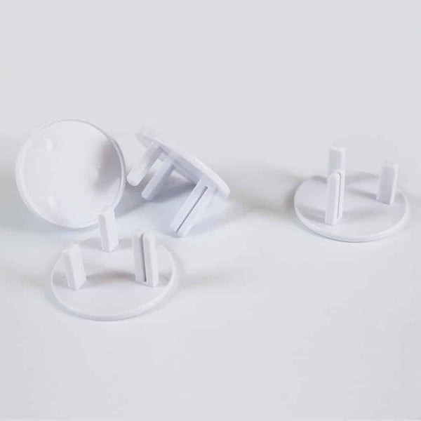 White Plastic Socket Cover 4 pcs Set