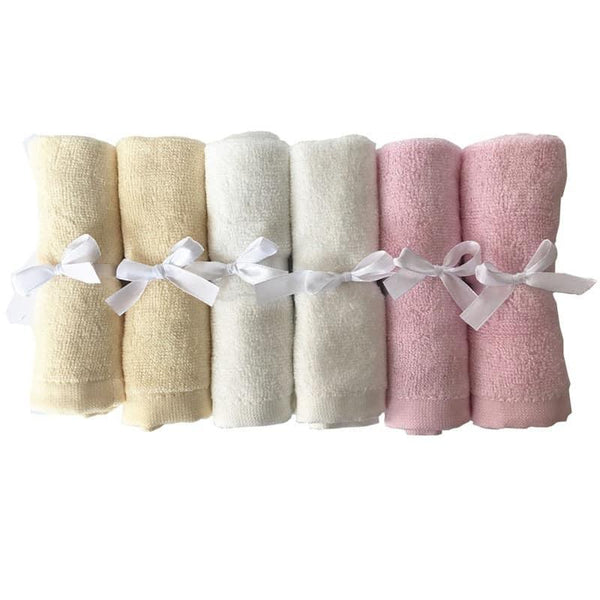 Colorful Bamboo Baby Towels 6 pcs Set