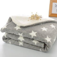 Baby's Thermal Coral Fleece Blankets