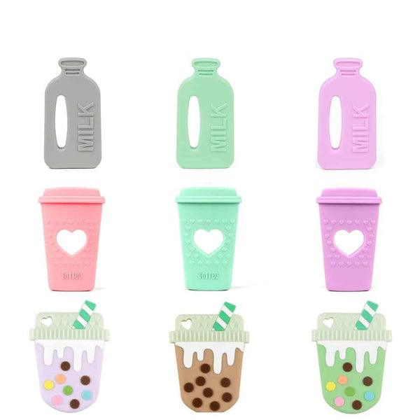 Colorful Cups Bottles Berries Shaped Teether Toy