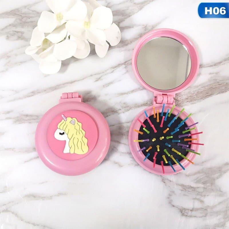 Portable Colorful Hair Brush For Kids