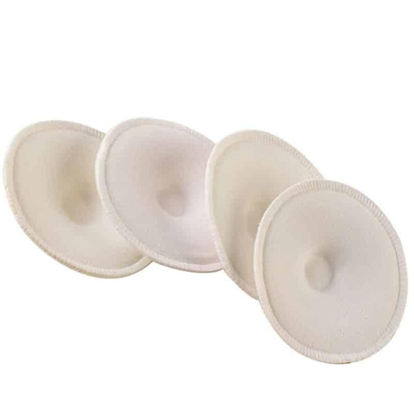 Set of 4 Maternity Breast Pads in White