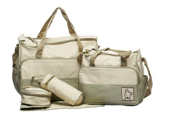 Zippered Polyester Diaper Bags