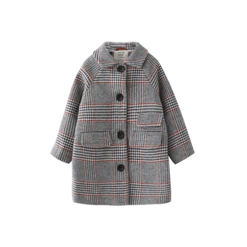 Elegant Style Windproof Cotton Coat for Girls - Stylus Kids