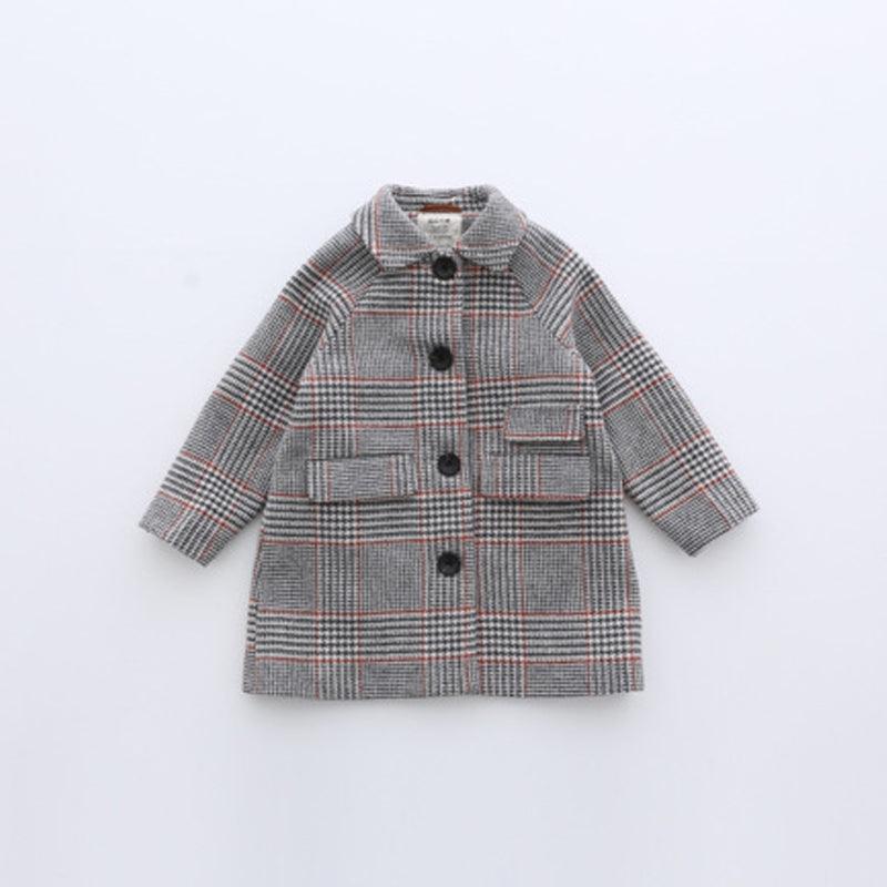 Elegant Style Windproof Cotton Coat for Girls - Stylus Kids