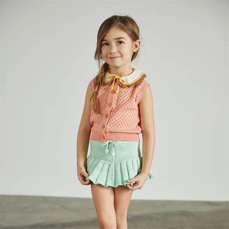 Girl's Ball Gown Cotton Skirt Vintage - Stylus Kids