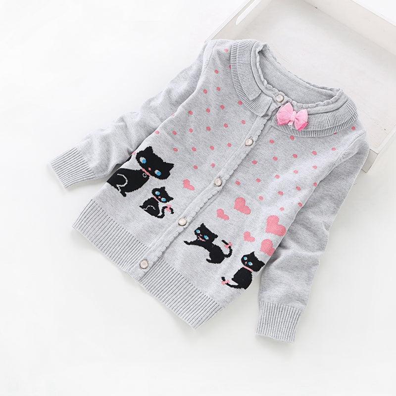 Lovely Girl's Cotton Sweaters - Stylus Kids