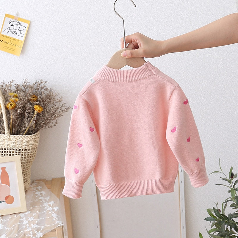 Girl's Cute Warm Sweater - Stylus Kids