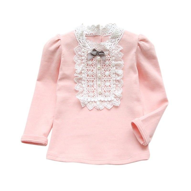 Girl's Lace Decorated Ruffled Blouse - Stylus Kids