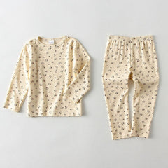 Girl's Patterned Pajama Set - Stylus Kids