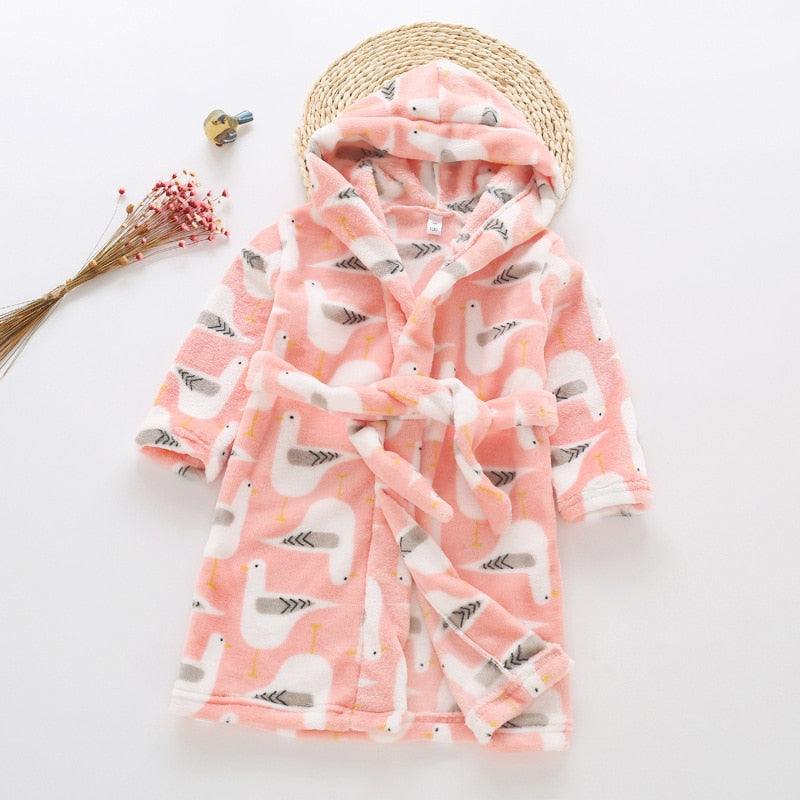 Soft Hooded Robe for Girls - Stylus Kids