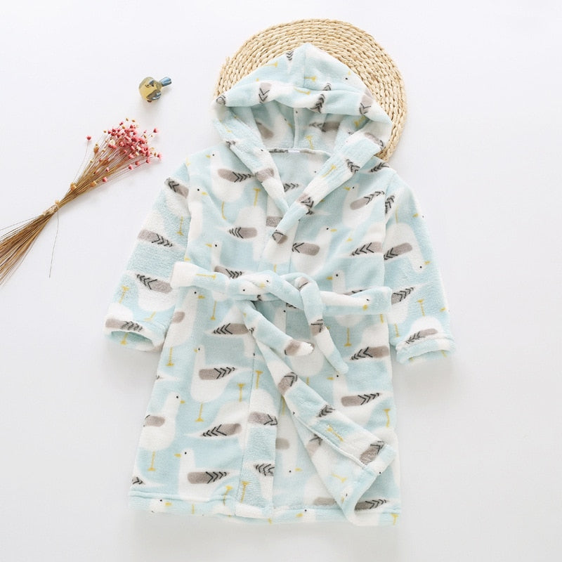 Soft Hooded Robe for Girls - Stylus Kids