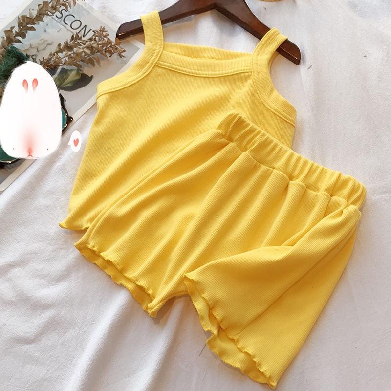 Comfortable Sleeveless Top with Shorts - Stylus Kids