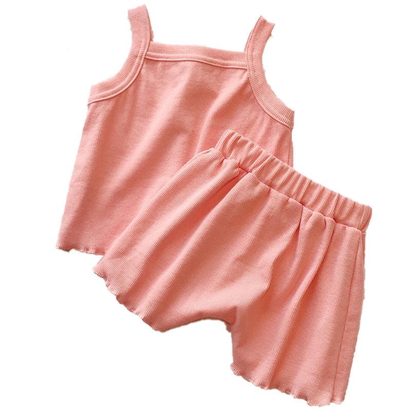 Comfortable Sleeveless Top with Shorts - Stylus Kids