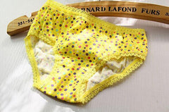 Girl's Floral Pattern Cotton Panties - Stylus Kids