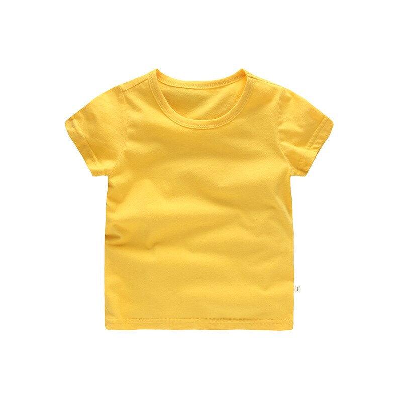 Short-Sleeved Cotton T-Shirt for Boys - Stylus Kids