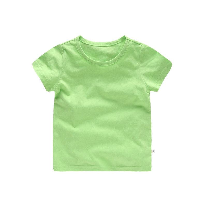 Short-Sleeved Cotton T-Shirt for Boys - Stylus Kids