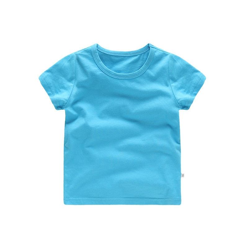 Short-Sleeved Cotton T-Shirt for Boys - Stylus Kids