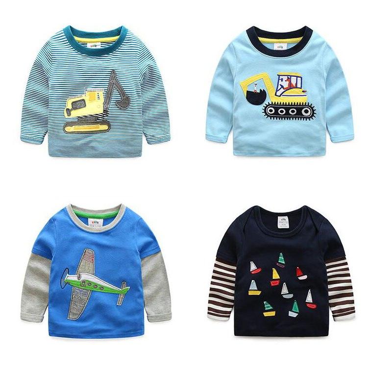 Fashion Cutely Designed Boy's Long-Sleeved Tee - Stylus Kids