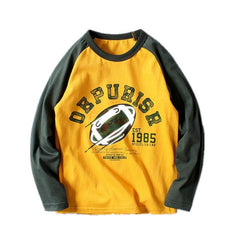 Boy's Rugby Themed Long Sleeved T-Shirt - Stylus Kids