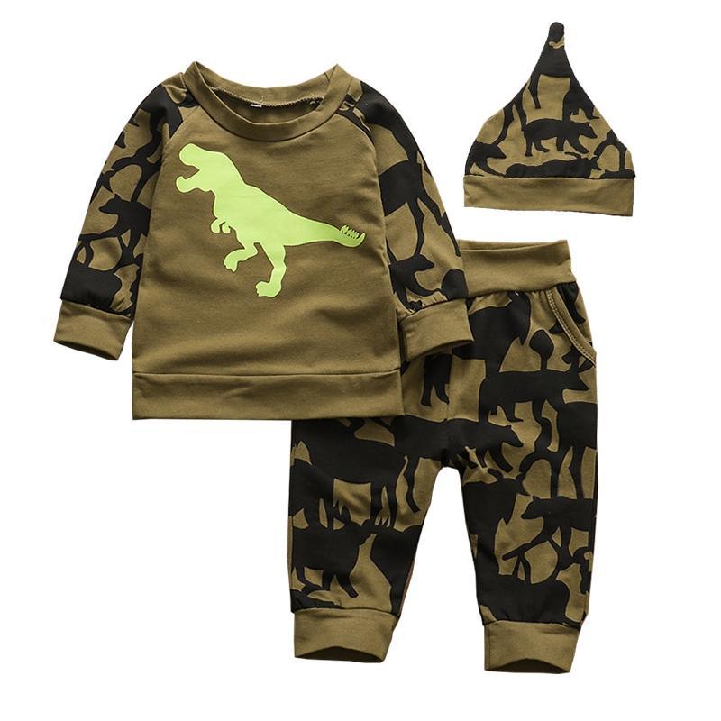 Toddler Boy Clothes with Dinosaur Pattern - Stylus Kids