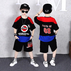 Boys Loose Streetwear Clothing Set 2 Pcs - Stylus Kids