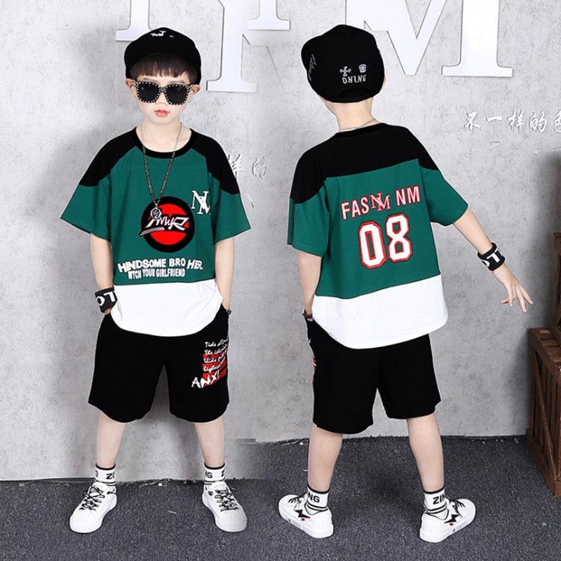 Boys Loose Streetwear Clothing Set 2 Pcs - Stylus Kids