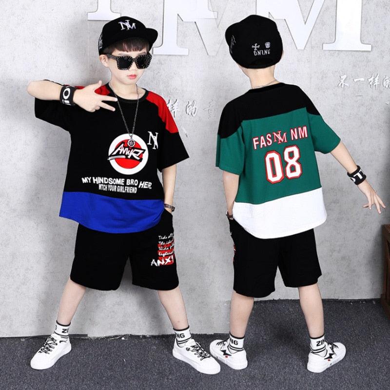 Boys Loose Streetwear Clothing Set 2 Pcs - Stylus Kids