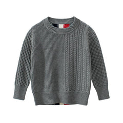 Boy's Striped Sweater - Stylus Kids