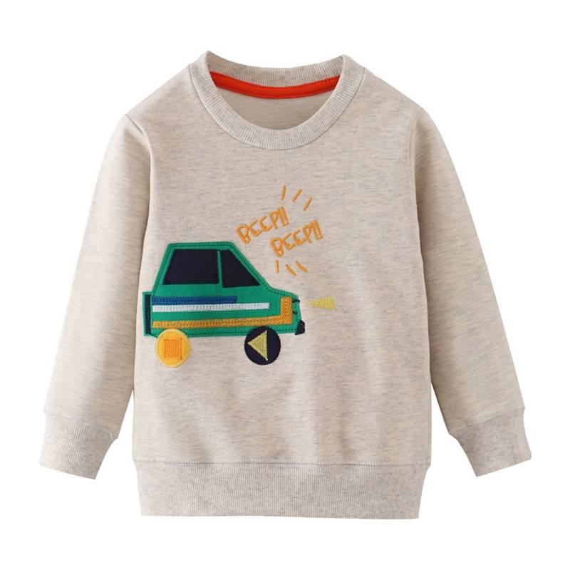 Boy's Dinosaur Printed Sweatshirt - Stylus Kids