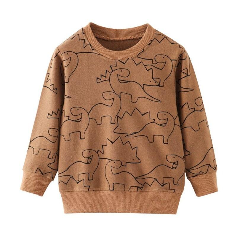 Boy's Dinosaur Printed Sweatshirt - Stylus Kids