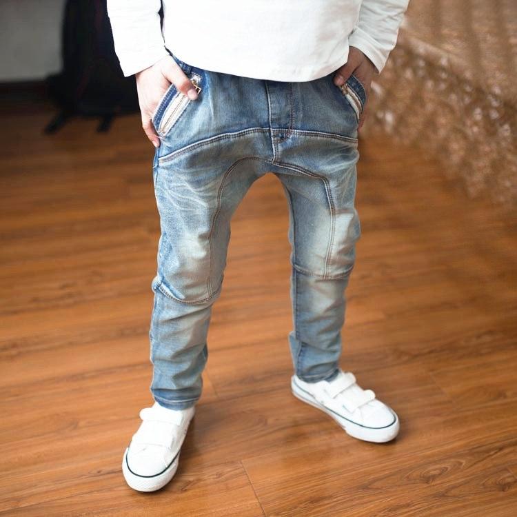 Fashion Elastic Blue Boy's Jeans - Stylus Kids