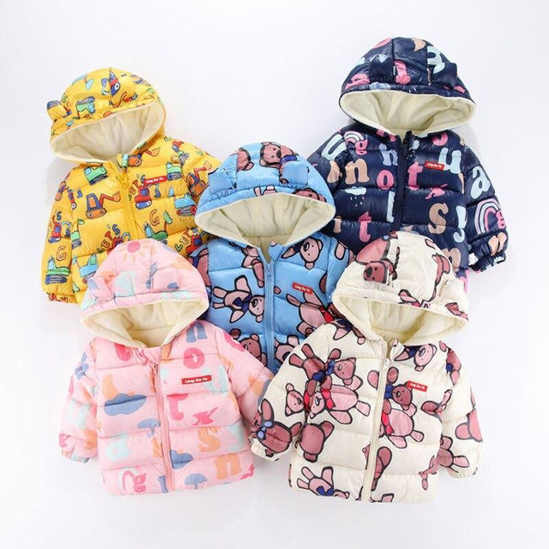 Kid's Cartoon Printed Hooded Jacket - Stylus Kids