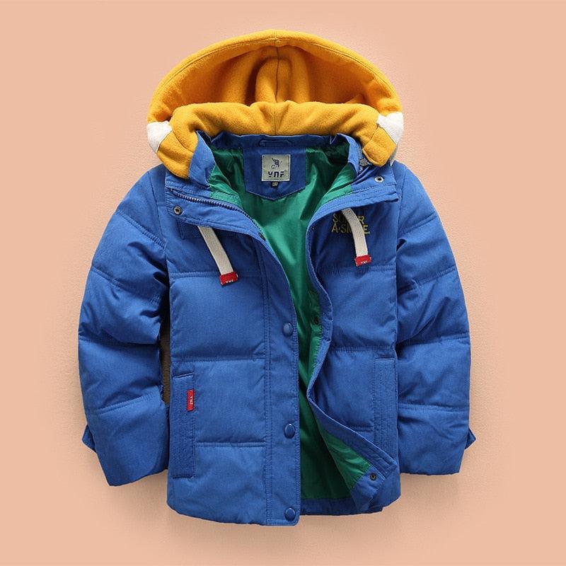 Warm Hooded Coat for Boys - Stylus Kids