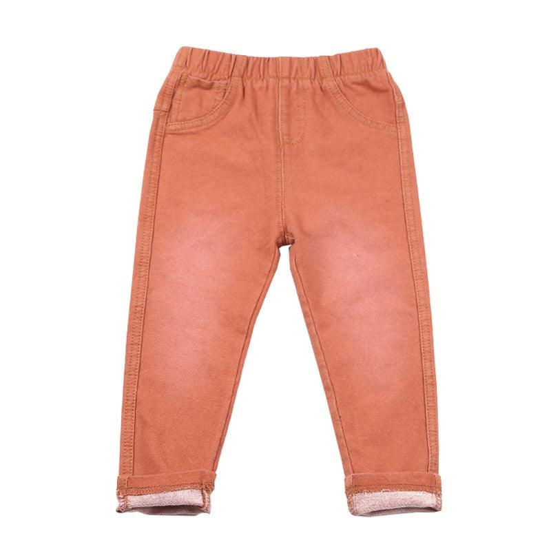 Boy's Bright Cotton Pants with Elastic Waist - Stylus Kids