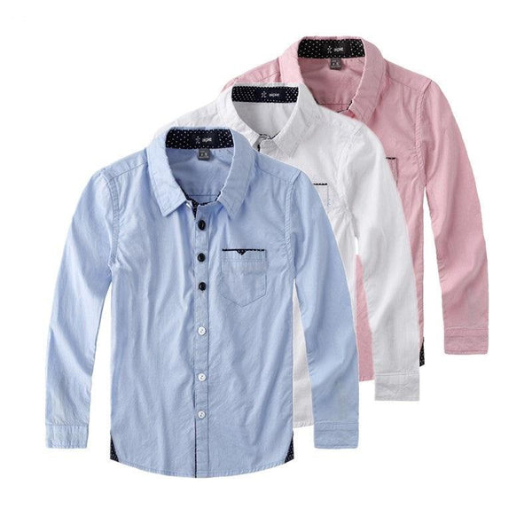 Children's Cotton Full-Sleeved Shirt - Stylus Kids