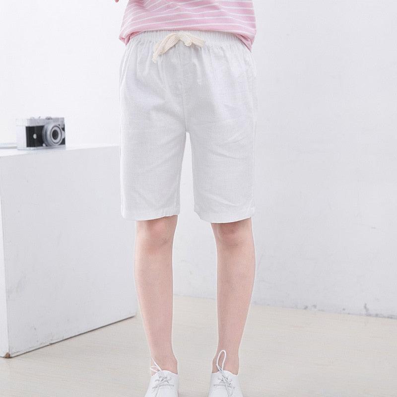 Boys' Light Linen Shorts - Stylus Kids