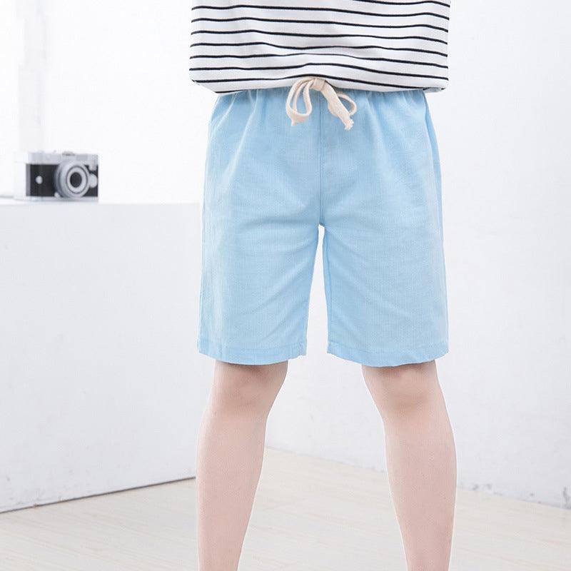 Boys' Light Linen Shorts - Stylus Kids