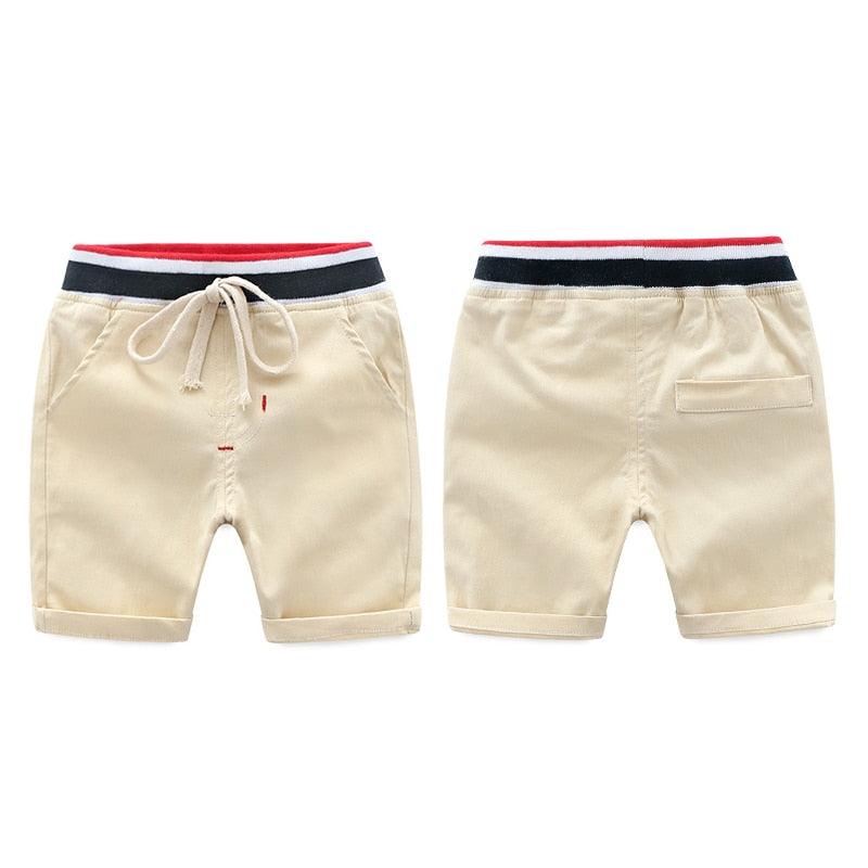 Boys' Cotton Shorts with Elastic Waist - Stylus Kids