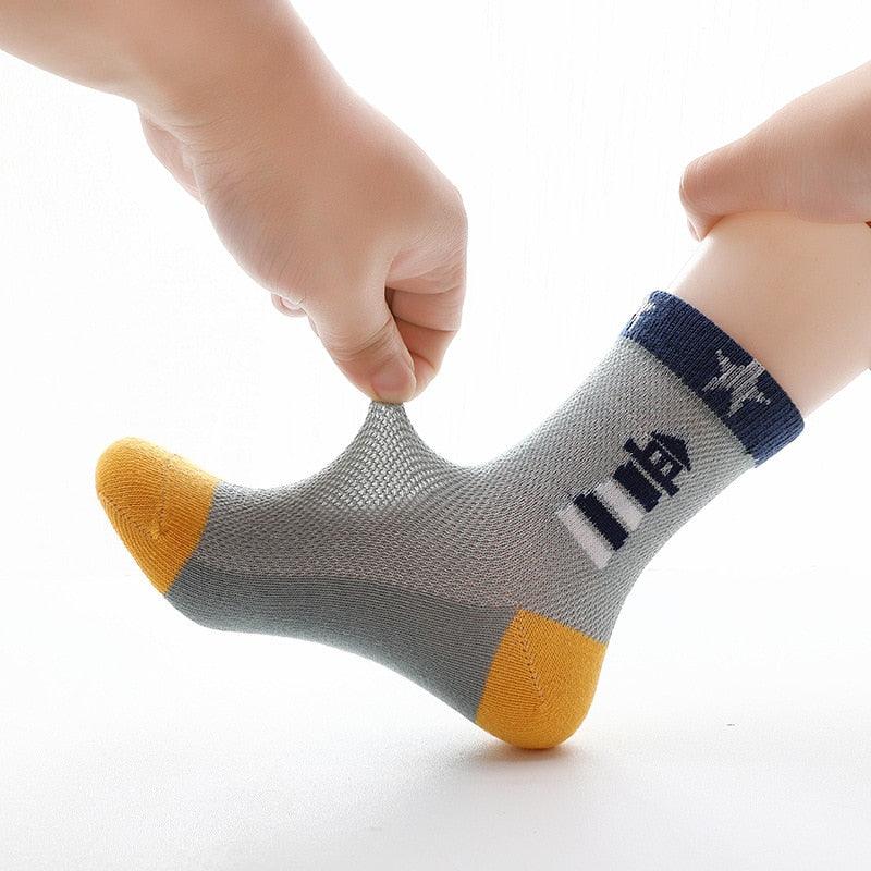 Boy's Sailor Socks 5 Pairs Set - Stylus Kids