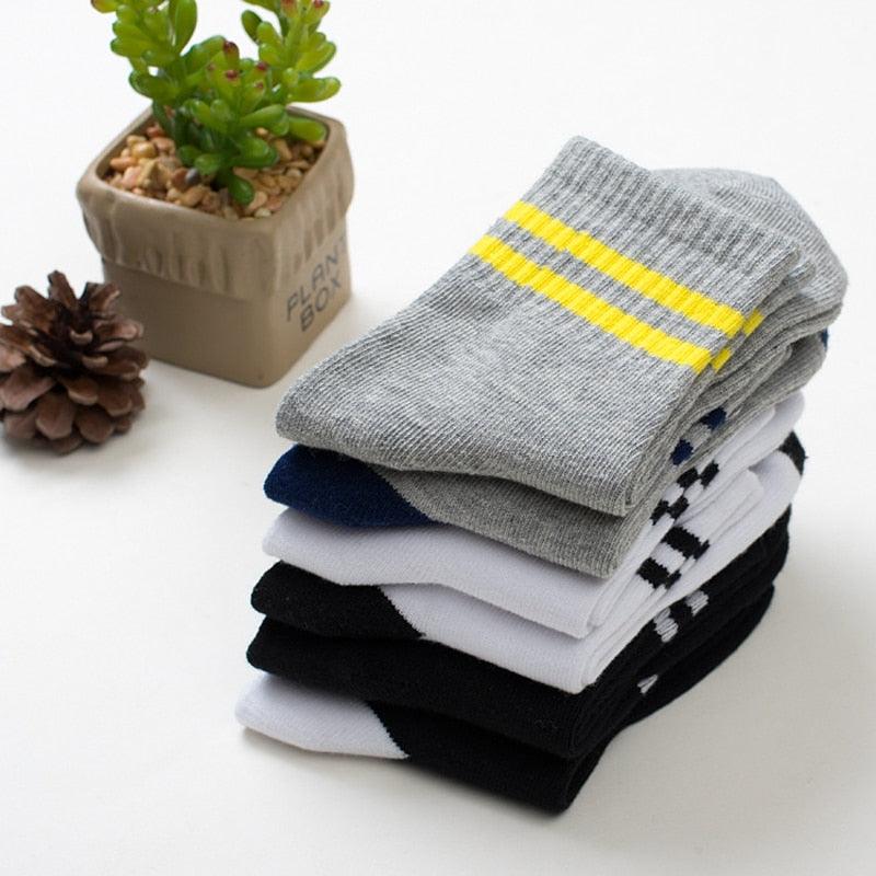 Kid's Striped Socks 5 Pairs Set - Stylus Kids