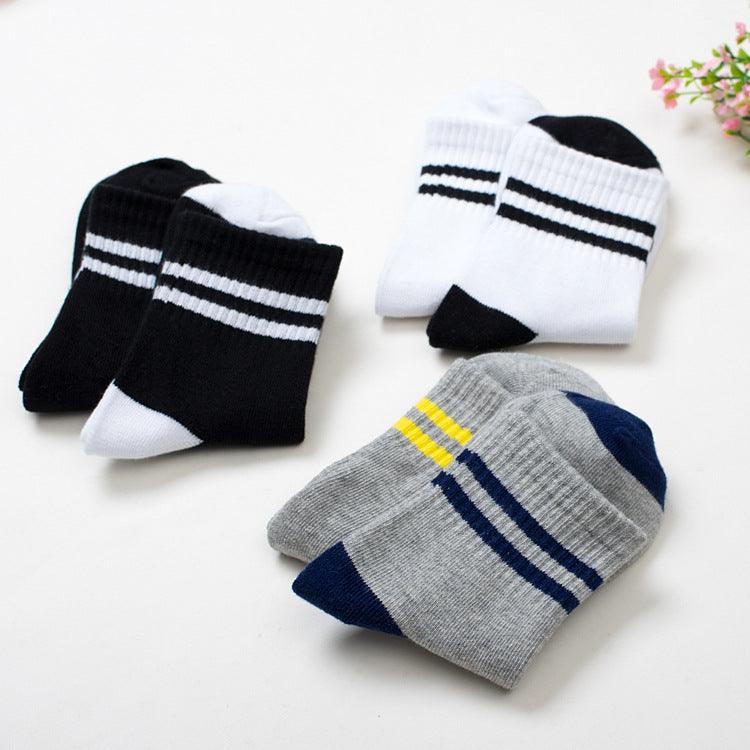 Kid's Striped Socks 5 Pairs Set - Stylus Kids