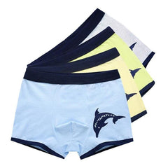 Fashion Whale Print Cotton Panties for Boys - Stylus Kids