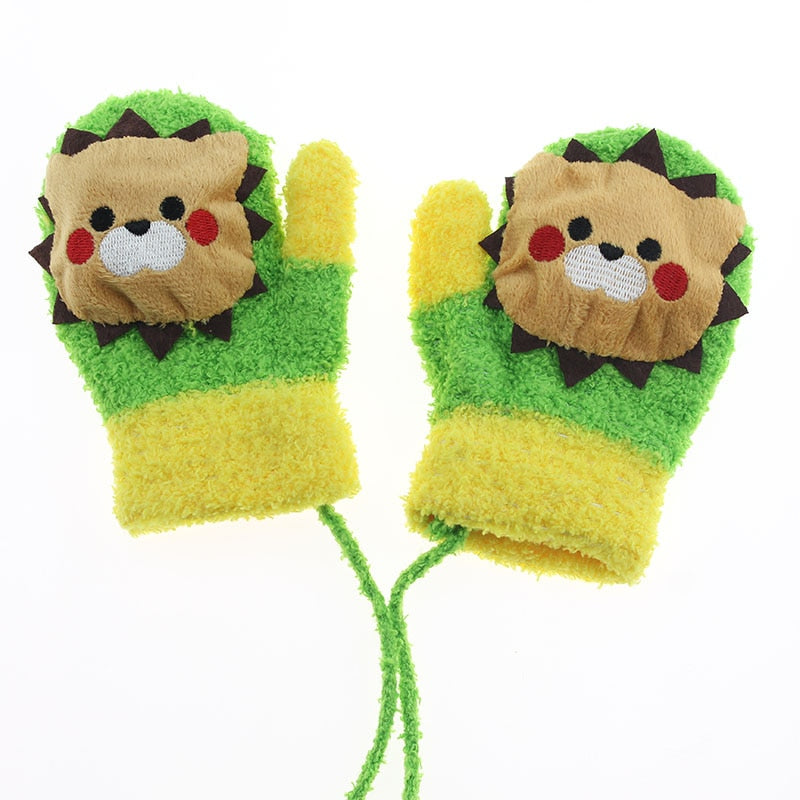 Cute Baby's Warm Fleece Gloves - Stylus Kids