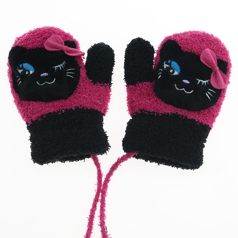 Cute Baby's Warm Fleece Gloves - Stylus Kids