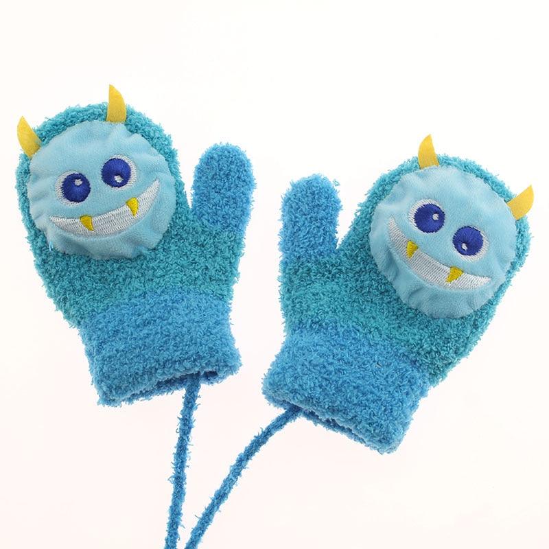 Cute Baby's Warm Fleece Gloves - Stylus Kids