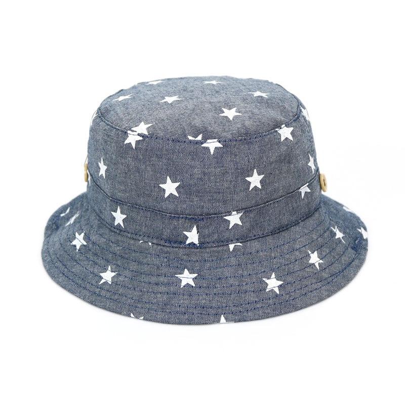 Soft Cotton Baby's Bucket Hat with Star Pattern - Stylus Kids
